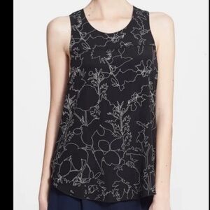 Rag & Bone Floral Silk Tank Top